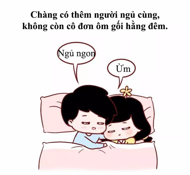 Tranh vui: Những điều cánh đàn ông thường làm khi mới rước vợ yêu về dinh - Ảnh 6.