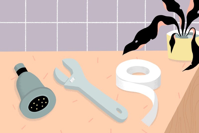 Chỉ với 5 bước đơn giản, bạn đã có thể tự tay thay vòi hoa sen trong nhà tắm mà không cần thợ - Ảnh 1.