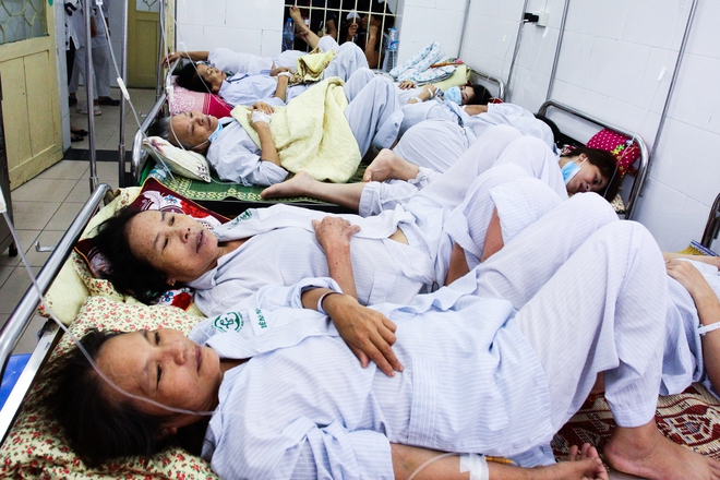 Hà Nội: Dịch SXH gia tăng, bệnh viện chật cứng từ phòng bệnh đến hành lang - Ảnh 3.
