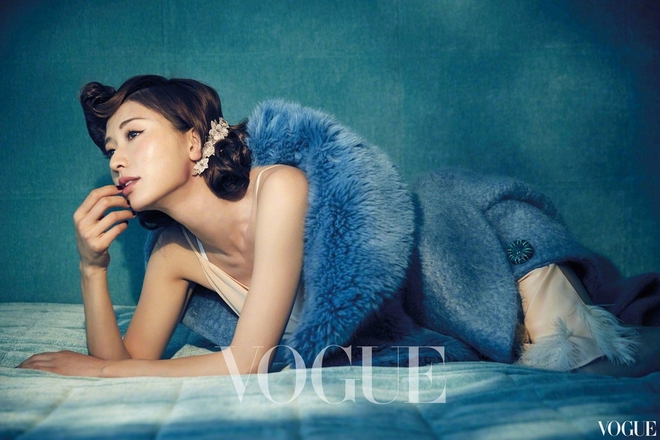 Siêu mẫu đắt giá nhất Đài Loan Lâm Chí Linh đẹp như nữ thần trên tạp chí Vogue - Ảnh 5.