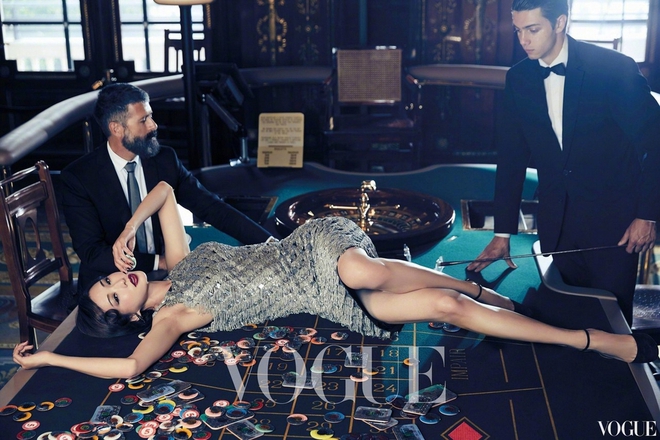 Siêu mẫu đắt giá nhất Đài Loan Lâm Chí Linh đẹp như nữ thần trên tạp chí Vogue - Ảnh 6.