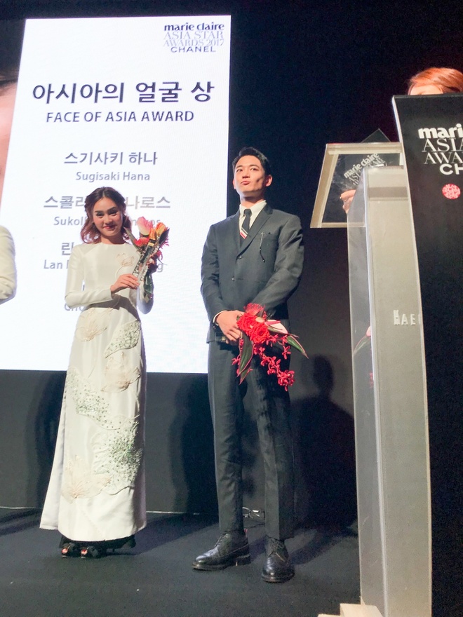 Ninh Dương Lan Ngọc đoạt giải thưởng Gương mặt châu Á, tự tin khoe sắc bên Yoona - Ảnh 4.