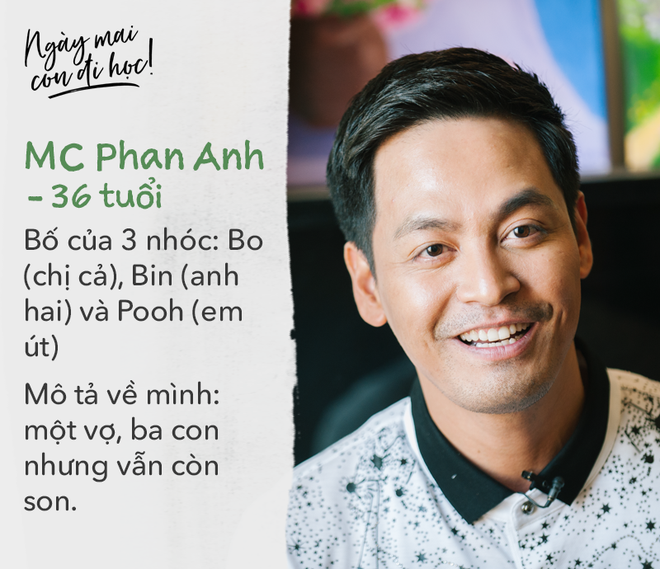 Ngày con tựu trường trong mắt MC Phan Anh: “Chuyện thường ấy mà, lo gì!” - Ảnh 1.