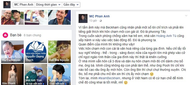 MC Phan Anh tiết lộ chuyện hôn môi con giống David Beckham - Ảnh 2.