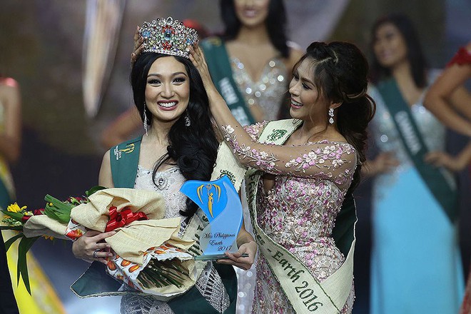 Nhan sắc xấu nhất Top 4 gây tranh cãi của Tân Hoa hậu Trái đất 2017 người Philippines - Ảnh 2.