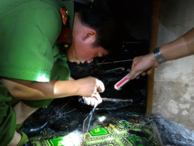 Nhà cháy, bà bầu may mắn thoát nạn vì đang uống nước mía - Ảnh 1. Nhà cháy, bà bầu may mắn thoát nạn vì đang uống nước mía - Ảnh 1.
