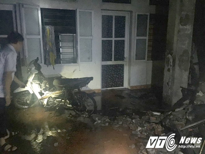 Cháy nhà 6 tầng ở Thái Bình, một thai phụ nhập viện trong đêm - Ảnh 2.