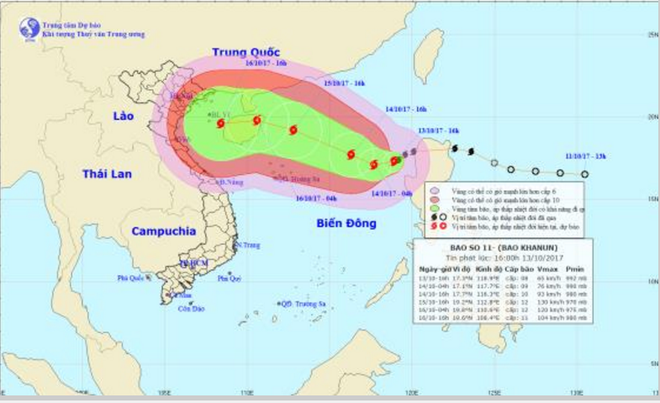 Bão số 11 đã suy yếu thành áp thấp nhiệt đới - Ảnh 1. Bão số 11 đã suy yếu thành áp thấp nhiệt đới - Ảnh 1.