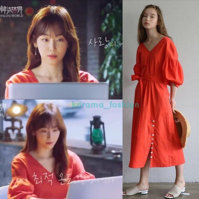 Ngắm những mẫu váy áo siêu nữ tính, cổ điển của Huyn Soo trong “Nhiệt độ tình yêu” - Ảnh 5.