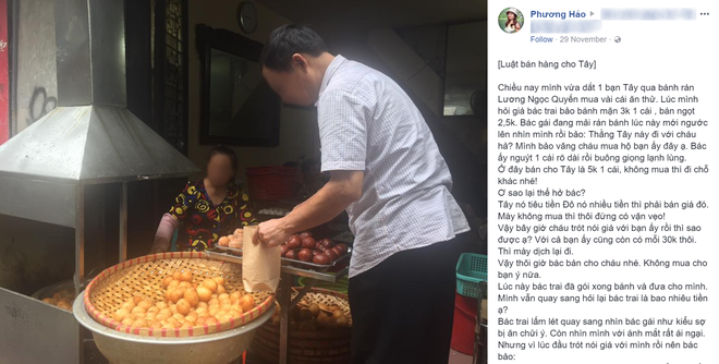 Clip: Nhập vai du khách nước ngoài đi mua bánh rán trên phố cổ Hà Nội, tìm hiểu thực hư luật bán hàng cho Tây - Ảnh 1.