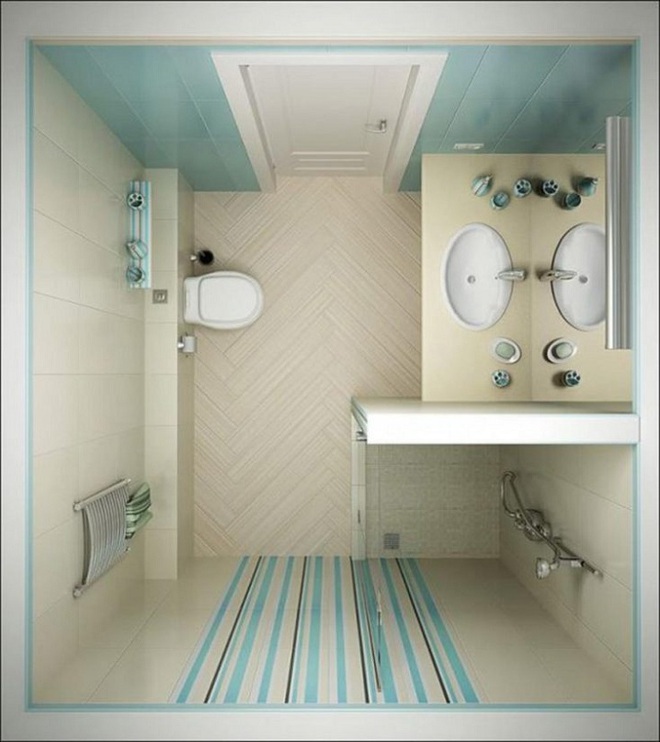 Những lời khuyên thông minh cho phòng tắm diện tích nhỏ thêm tiện dụng  - Ảnh 3.