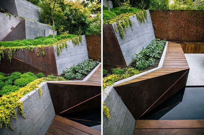 Sau cải tạo, sân vườn kiểu ruộng bậc thang này khiến ai cũng tròn mắt ngưỡng mộ - Ảnh 6.