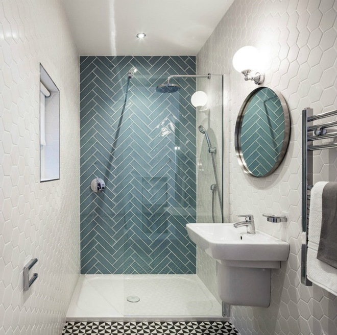 6 cách chọn lựa chất liệu lát phòng tắm giúp tăng hiệu ứng thị giác - Ảnh 7.