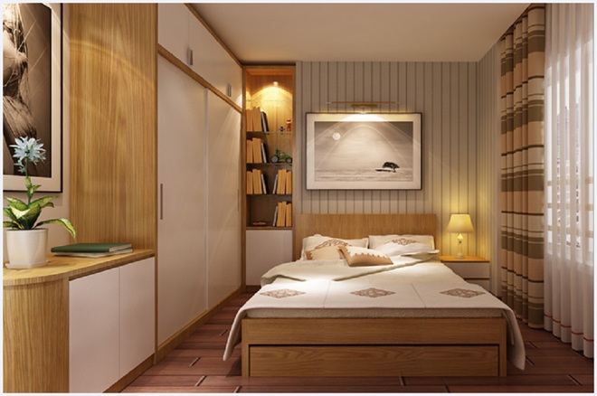 Tư vấn bố trí nội thất căn hộ 70m² với 2 phòng ngủ gọn thoáng và hợp phong thủy cho vợ chồng 8x - Ảnh 10.