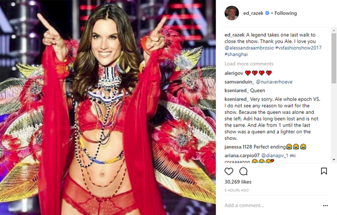 Alessandra Ambrosio chính thức giải nghệ sàn diễn Victorias Secret, giã từ cánh thiên thần sau 14 năm gắn bó - Ảnh 10. Alessandra Ambrosio chính thức giải nghệ sàn diễn Victorias Secret, giã từ cánh thiên thần sau 14 năm gắn bó - Ảnh 10.
