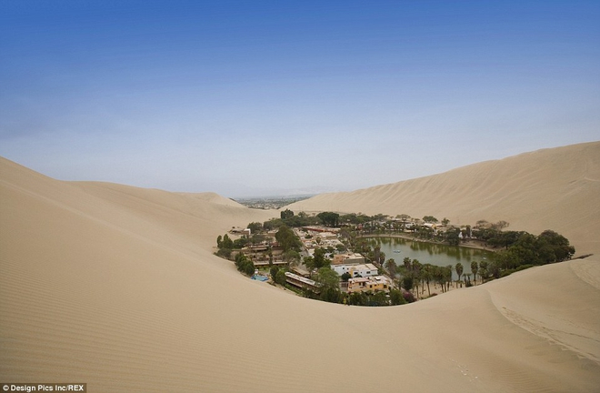 Không thể tin nổi: Giữa sa mạc khô cằn có một ốc đảo xinh lung linh thế này - Ảnh 1.
