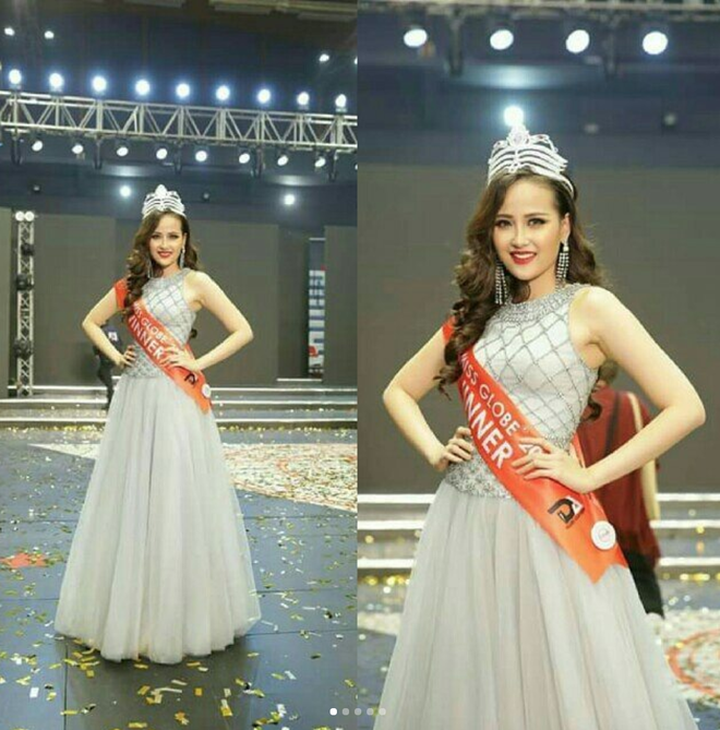 Vừa đăng quang Miss Globe, Khánh Ngân đã bị soi mặc lại váy của Thu Thảo từ năm ngoái - Ảnh 5.