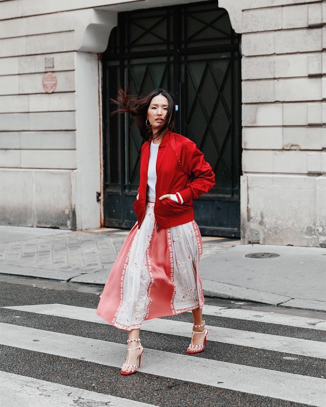 Ngắm loạt streetstyle siêu chất của quý cô châu Á khi đi dự Fashion Week - Ảnh 10.