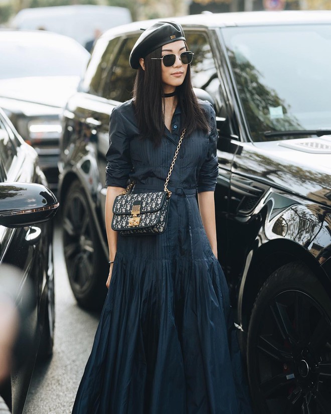 Ngắm loạt streetstyle siêu chất của quý cô châu Á khi đi dự Fashion Week - Ảnh 3.