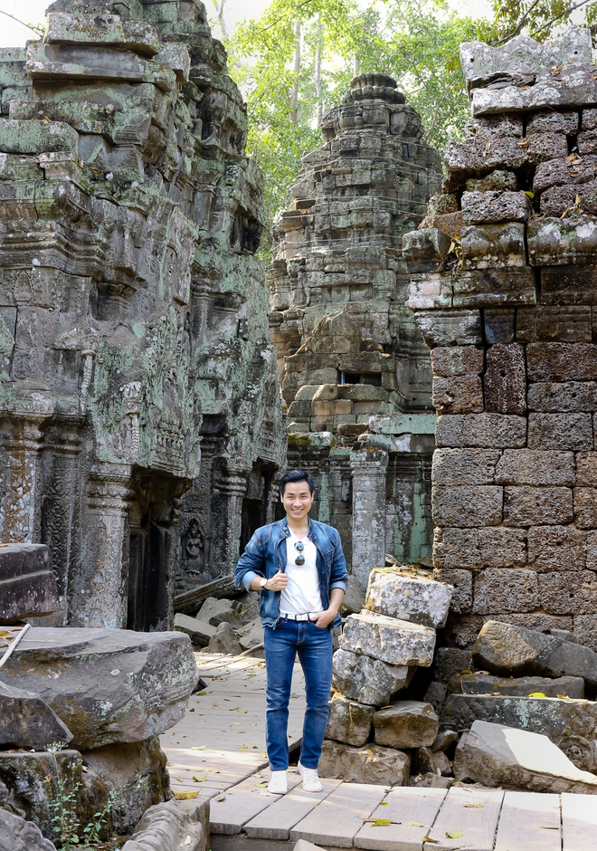 Nguyên Khang thích thú du lịch bụi, lê la vỉa hè ở Campuchia - Ảnh 10.