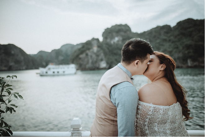 Đám cưới du thuyền đẹp mơ màng giữa sóng nước Hạ Long của cô dâu Philippines không ngại chủ động tìm kiếm tình yêu - Ảnh 3.