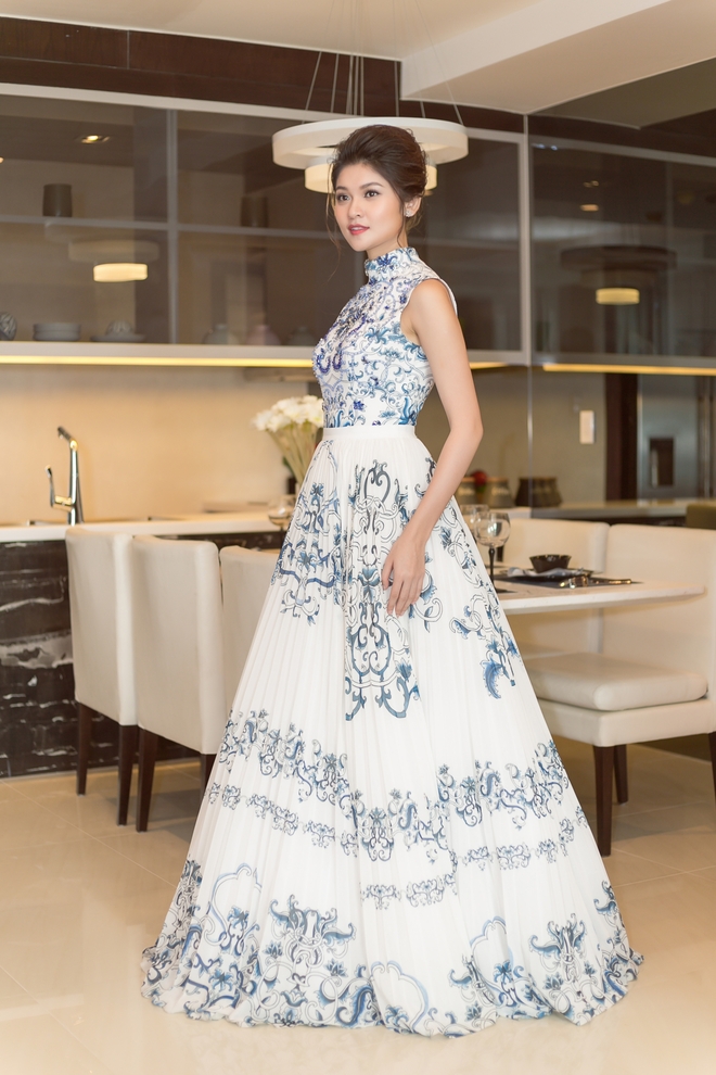 Á hậu Thùy Dung mặc váy công chúa níu mọi ánh nhìn trong sự kiện - Ảnh 1.