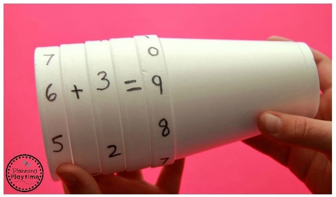 Chưa đến 5 phút làm trò chơi giúp con học toán từ cốc giấy - Ảnh 4.