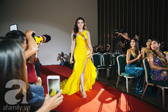 Á hậu Huyền My xinh đẹp nổi bật giữa dàn thí sinh Miss Grand International 2017 - Ảnh 1.