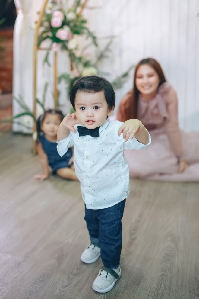 Nữ diễn vi&ecirc;n Kiều nữ v&agrave; đại gia khoe con trai gần 1 tuổi đẹp như con lai - Ảnh 7.