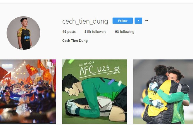 Sau loạt ồn ào, thủ môn Bùi Tiến Dũng đã bỏ theo dõi siêu mẫu Minh Tú trên Instagram  - Ảnh 2.