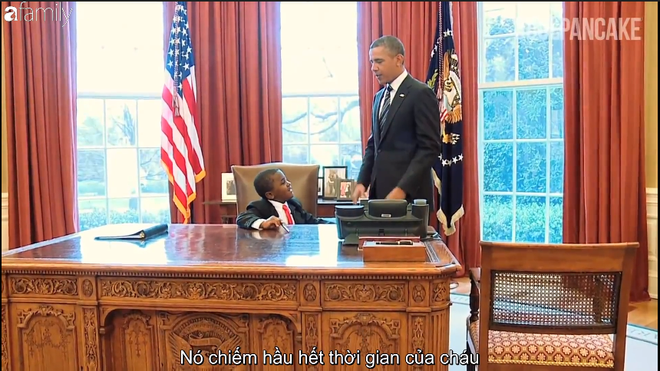Khoảnh khắc có 1 không 2: Tổng thống nhí gặp cựu Tổng thống Mỹ Obama nói về tương lai thế giới - Ảnh 4. Khoảnh khắc có 1 không 2: Tổng thống nhí gặp cựu Tổng thống Mỹ Obama nói về tương lai thế giới - Ảnh 4.