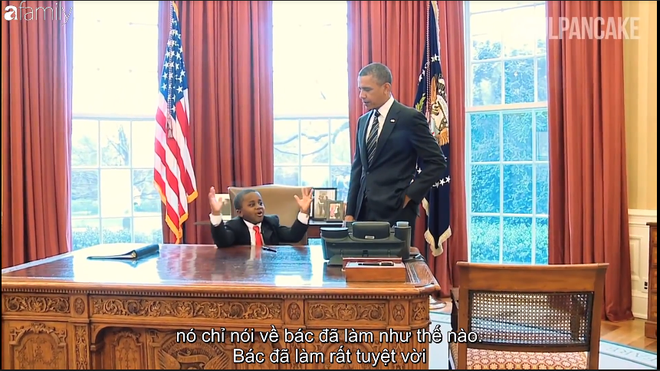 Khoảnh khắc có 1 không 2: Tổng thống nhí gặp cựu Tổng thống Mỹ Obama nói về tương lai thế giới - Ảnh 5.