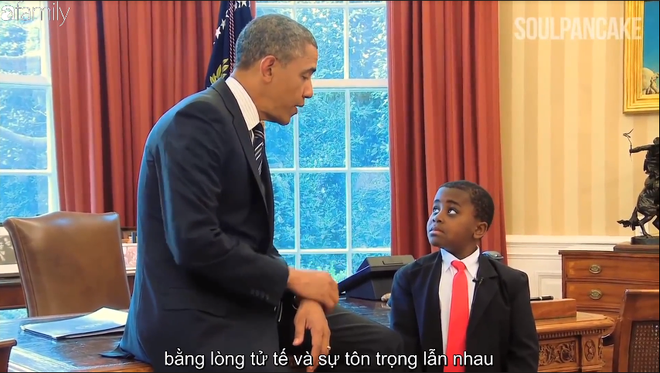 Khoảnh khắc có 1 không 2: Tổng thống nhí gặp cựu Tổng thống Mỹ Obama nói về tương lai thế giới - Ảnh 6.