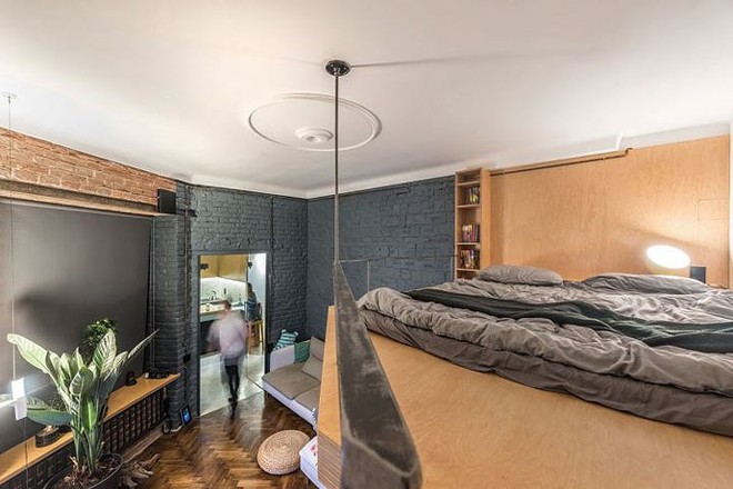 Căn hộ chung cư 35 m2 có gác lửng khiến nhiều người thích mê - Ảnh 5.
