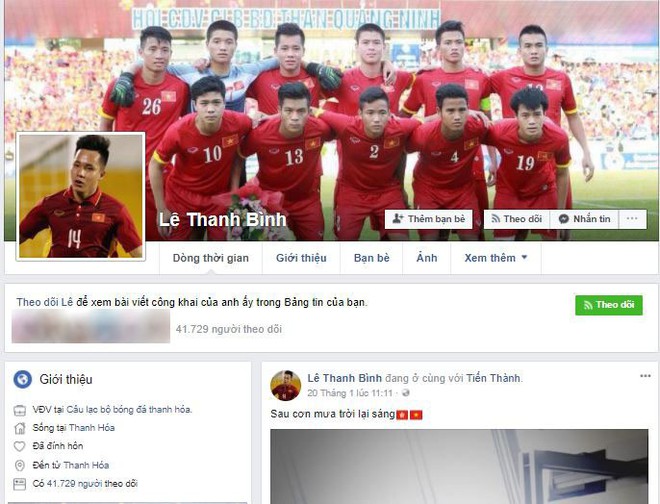 Ngay sau chiến thắng, profile của các cầu thủ U23 được chia sẻ liên tục, facebook cá nhân cũng tăng follow ầm ầm - Ảnh 38.