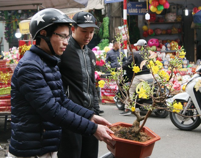 Cảnh nhộn nhịp, huyên náo tại chợ hoa cổ nhất Hà Nội ngày sát Tết - Ảnh 9.