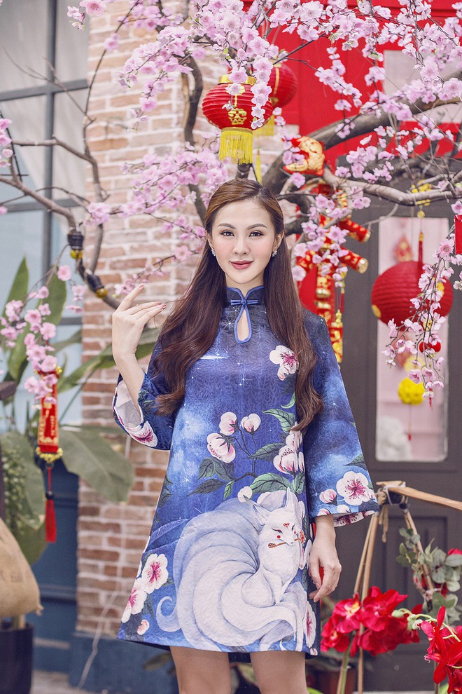 “Hội chị em” Kelly Nguyễn – Lilly Luta nền nã với áo dài Xuân - Ảnh 2.