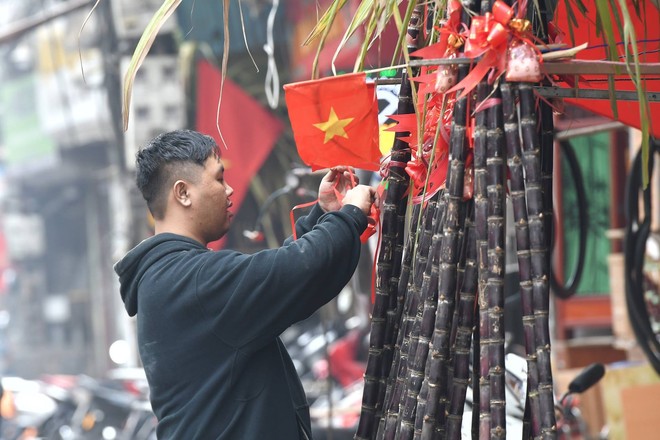 70-100.000 đồng/1 cặp mía đắt như tôm tươi tại Hà Nội chiều cuối năm - Ảnh 7. 70-100.000 đồng/1 cặp mía đắt như tôm tươi tại Hà Nội chiều cuối năm - Ảnh 7.