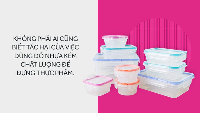 Đừng lưu luyến hộp nhựa đựng thực phẩm kém chất lượng mà rước hoạ sức khoẻ cho cả gia đình - Ảnh 1.