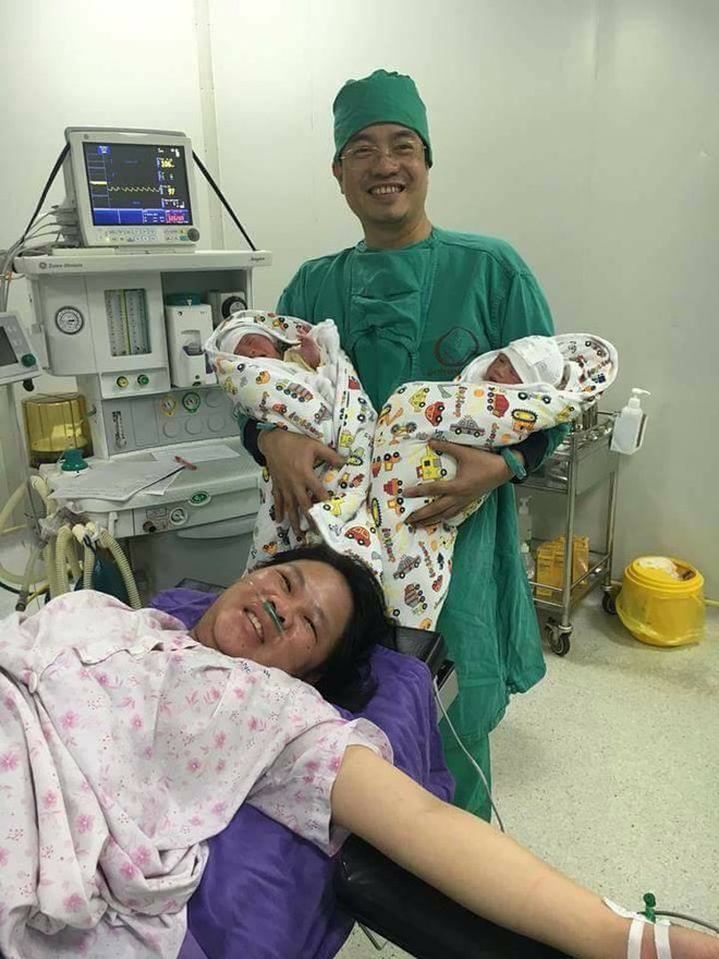 Hai bé trai được sinh cùng trứng từ thụ tinh nhân tạo tại BV Quảng Ninh - Ảnh 3.