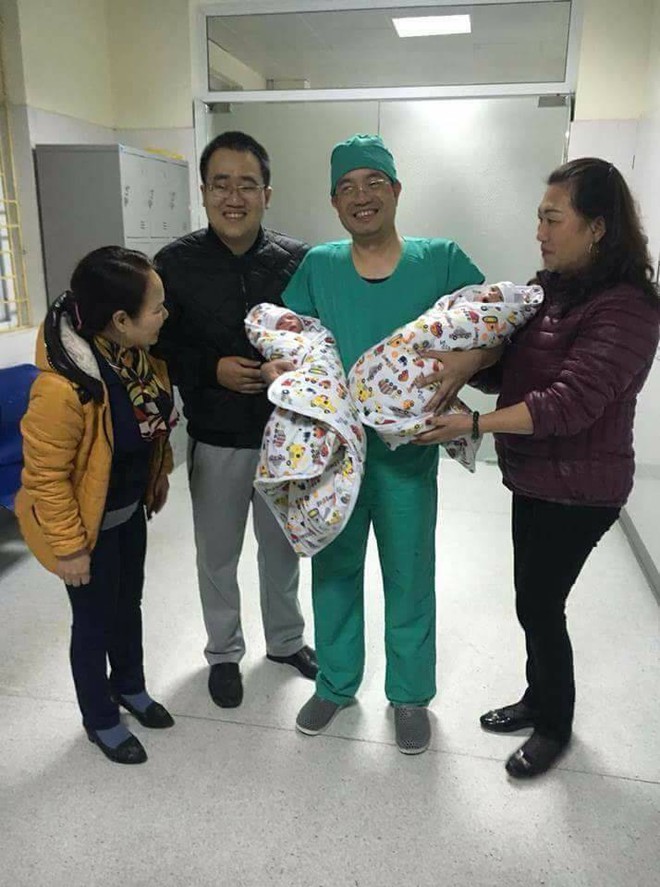 Hai bé trai được sinh cùng trứng từ thụ tinh nhân tạo tại BV Quảng Ninh - Ảnh 4.