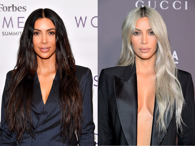 Sau lần e ấp trong chiếc váy bồng xòe, Kim Kardashian đổi luôn kiểu tóc mới màu hồng kẹo ngọt - Ảnh 1.