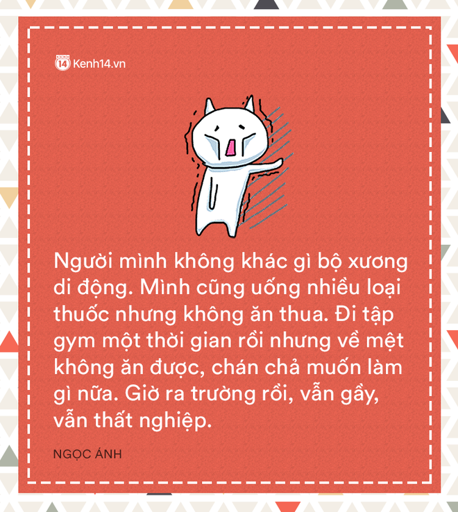 Nỗi khổ của người gầy: Mua quần áo về phải đi bóp, ra đường ai cũng tưởng bị đói ăn - Ảnh 9.