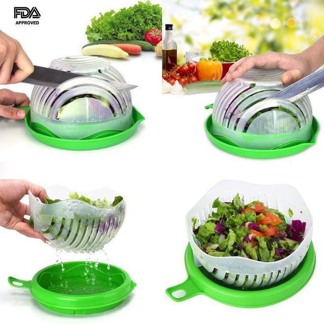 Giảm cân nhanh hậu Tết với sự giúp sức của trọn bộ dụng cụ tiện ích làm salad - Ảnh 3.