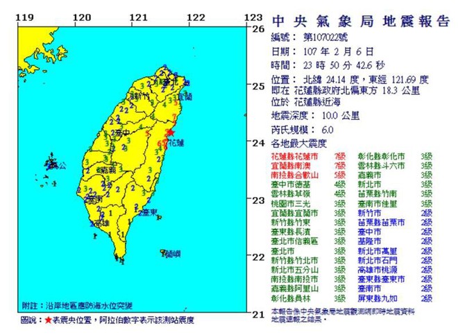 Đài Loan: Động đất mạnh 6 độ richter gây đổ sập nhiều tòa nhà, hư hỏng đường sá - Ảnh 6.