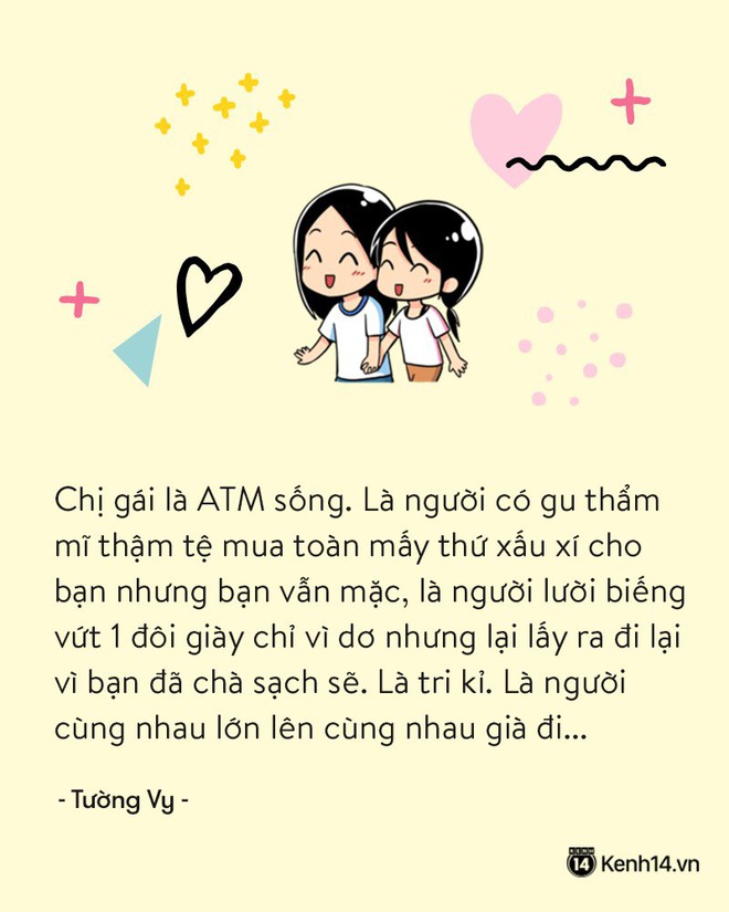 Những điều tuyệt vời nhất thế giới mà chỉ ai có chị gái mới hiểu - Ảnh 4.