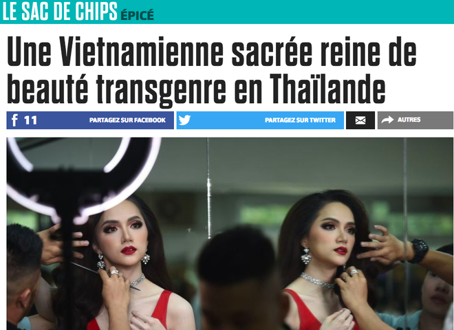 Phản ứng của truyền thông quốc tế trước chiến thắng của Hương Giang idol tại Hoa hậu Chuyển giới quốc tế 2018 - Ảnh 3.