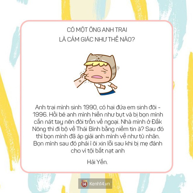 Tuổi thơ từng bị giành chăn, sai vặt, đá bóng vỡ kính các kiểu: Ai có một ông anh trai sẽ hiểu! - Ảnh 5.