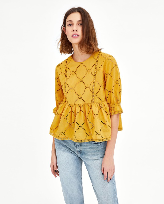 Màu vàng đang chiếm sóng khắp nơi, Zara và H&M cũng cho ra mắt loạt áo váy với giá chưa đến 1 triệu đây này! - Ảnh 10.