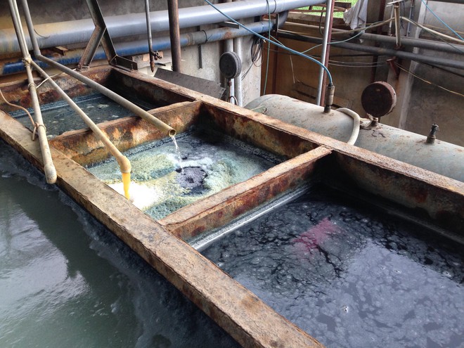 Bắt quả tang Công ty sản xuất hàng may xả thải trực tiếp nước thải ra môi trường tại Hưng Yên - Ảnh 4.